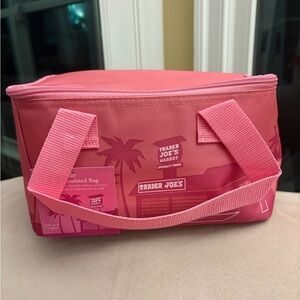 Trader Joe's Pink Insulated Bag Brand New